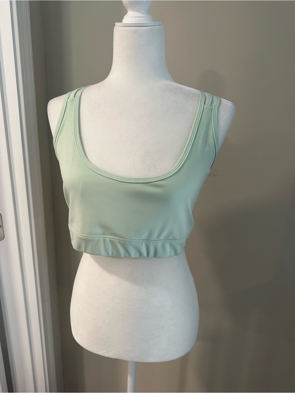 Body Glove Mint Green Scoop-Front Sports Bralette